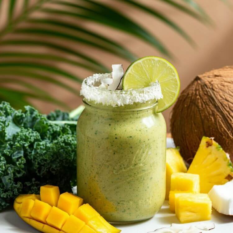 Tropical Paradise Kale Smoothie