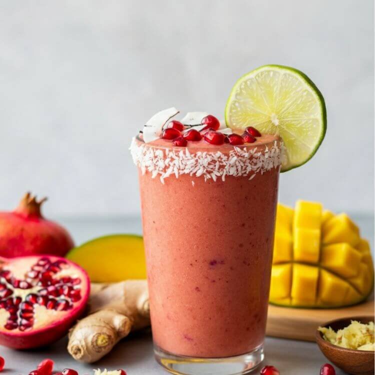 Tropical Pomegranate Paradise