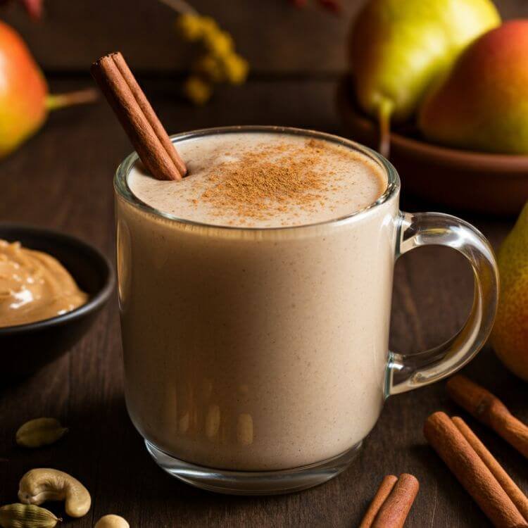 Warm Spiced Pear Smoothie
