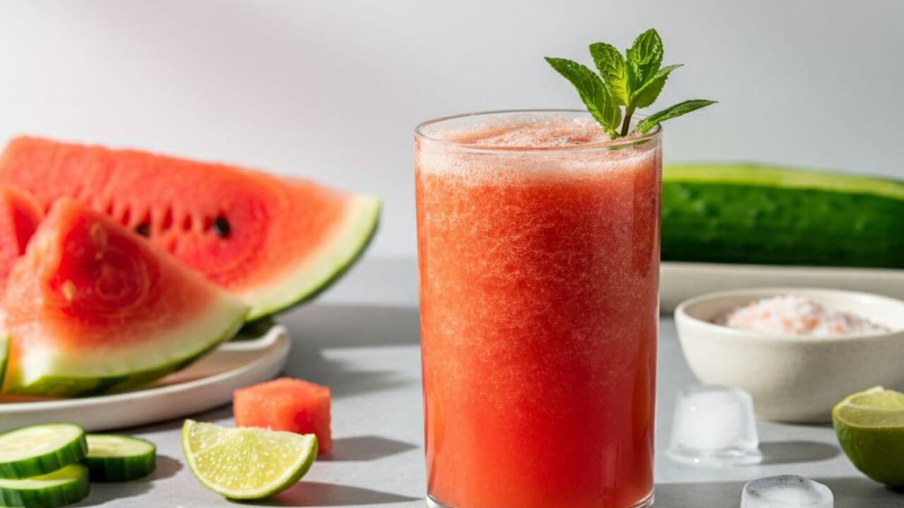 Watermelon Cucumber Smoothie_ Perfect Summer Detox Drink
