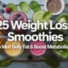 25 Weight Loss Smoothies To Help You Lose Fat