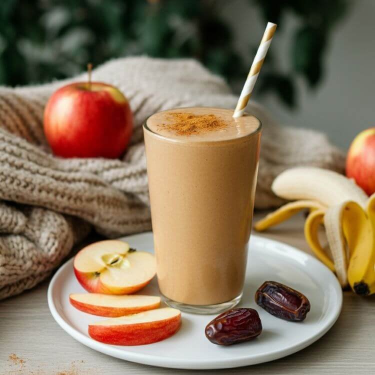 Caramel Apple Banana Protein Smoothie