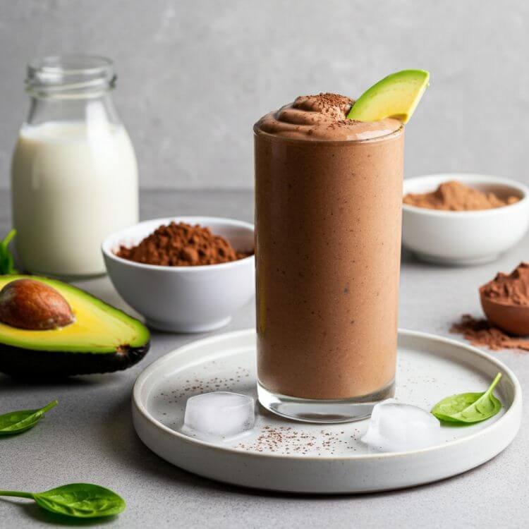 Chocolate Avocado Fat-Burner Smoothie