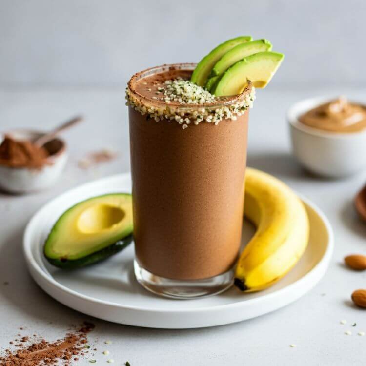 Chocolate Avocado Recovery Smoothie