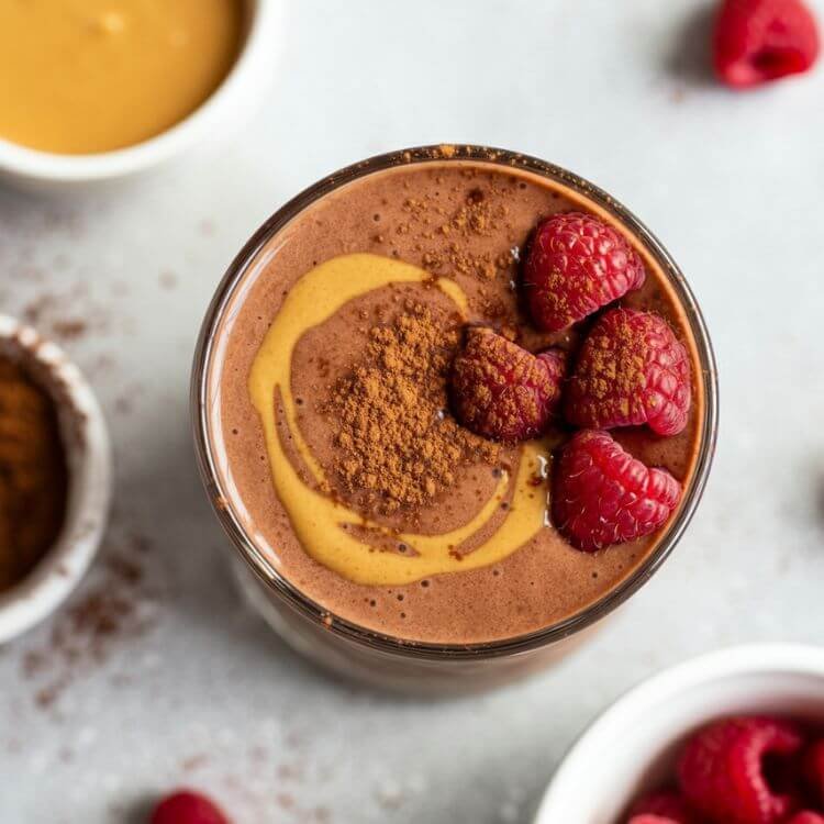 Chocolate Peanut Butter Power Smoothie