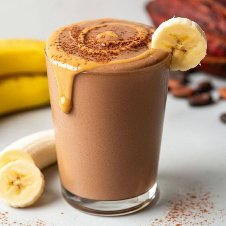 Chocolate Peanut Butter Protein Smoothie