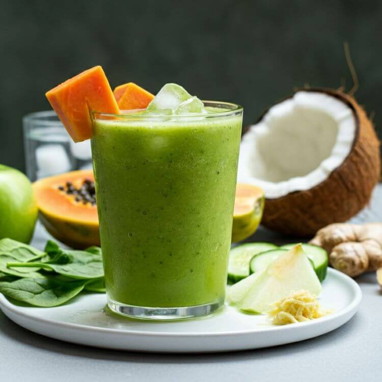 Green Papaya Power Smoothie
