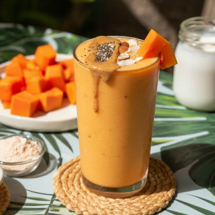 Papaya Protein Power Smoothie