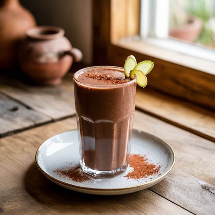 Spicy Chocolate Ginger Smoothie