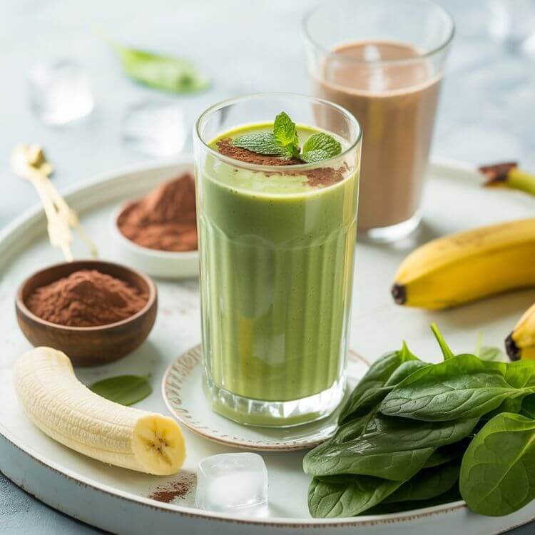 Chocolate Mint Green Smoothie