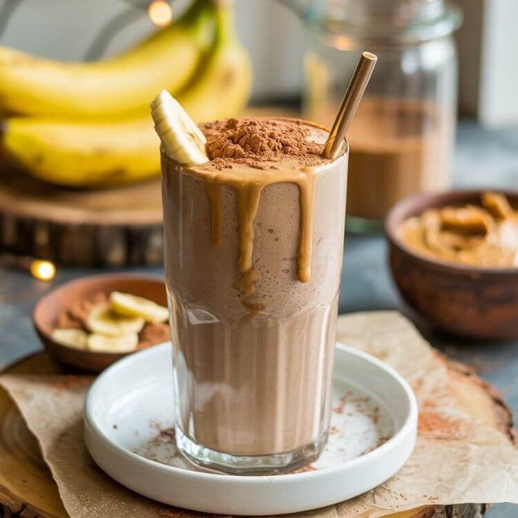 Chocolate Peanut Butter Bliss Smoothie