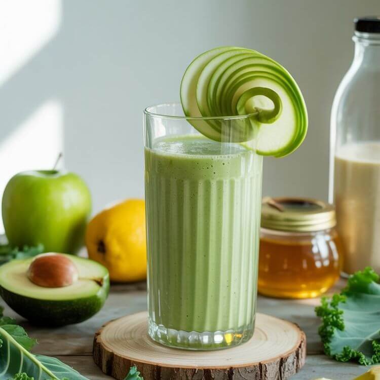 Creamy Avocado Apple Green