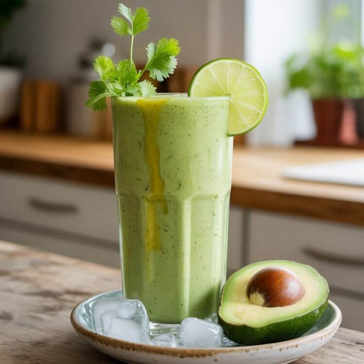 Creamy Avocado Lime Smoothie