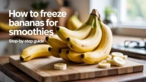 How To Freeze Bananas For Smoothies