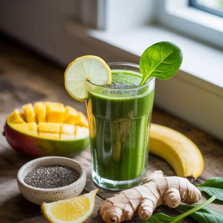 Metabolism-Boosting Green Tea Smoothie