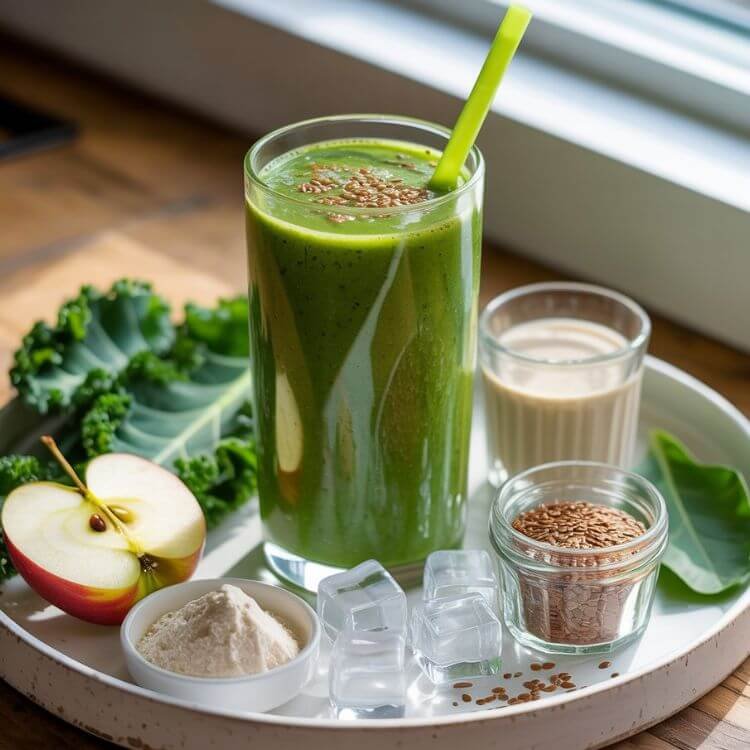 Protein-Packed Apple Kale Crusher