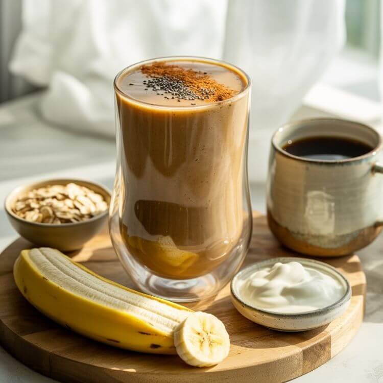 Protein-Packed Coffee Banana Smoothie