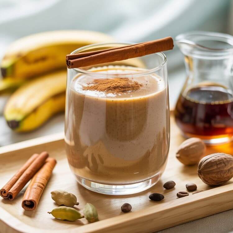 Spiced Coffee Banana Smoothie