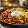 Crockpot Beef & Sweet Potato Chili