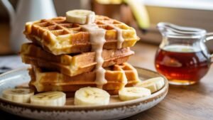 The Best Banana Bread Waffle Recipe