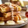 The Best Banana Bread Waffle Recipe