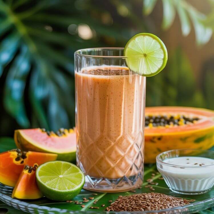 The Probiotic-Packed Papaya Smoothie