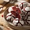 Red Velvet Crinkle Cookies