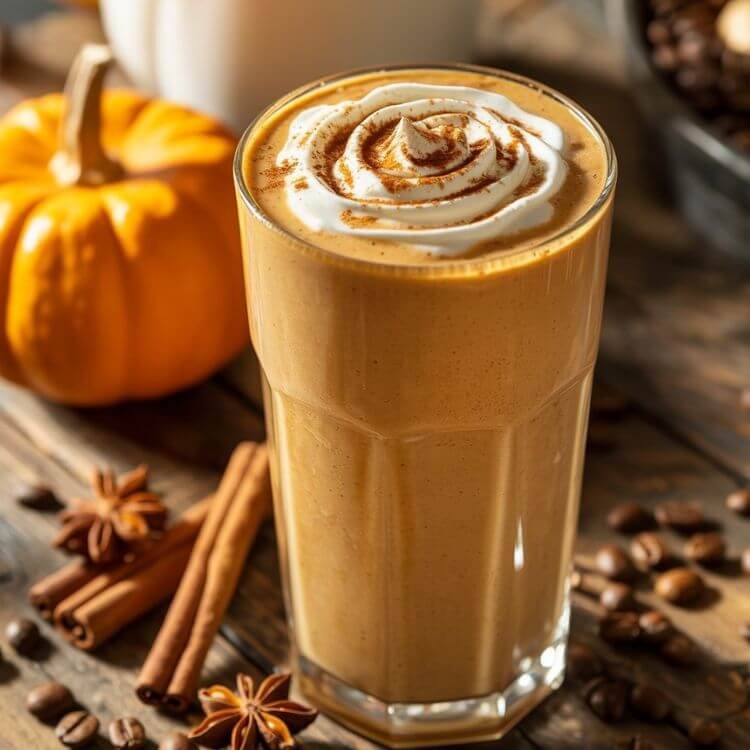 Spiced Pumpkin Coffee Smoothie